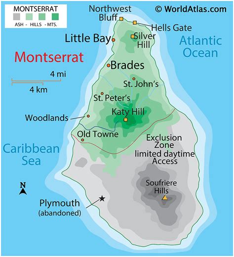 where is montserrat located.